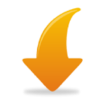 orange-arrow-down
